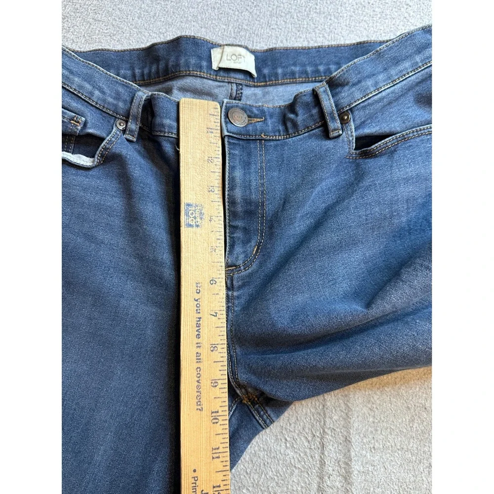 Loft Outlet Skinny Legging Jeans Womens 12 Dark Wash Denim‎ Stretch 470923